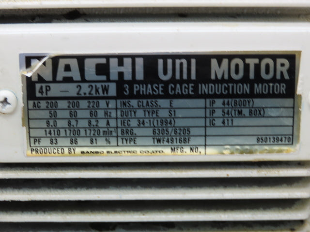 Okuma Hydraulic Power Unit 5gal Tank 8gpm 1100psi Nachi Uni Pump 3Hp 220V