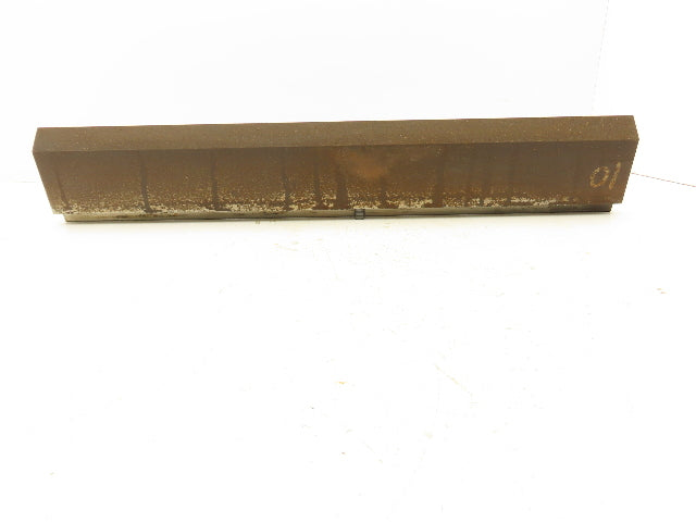 Press Brake Punch Die 25-13/16" Long 90° V 3/8" Finger 3-3/4" H 1/2" Tang