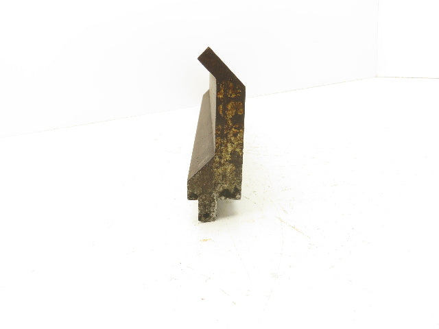 Press Brake Punch Die 25-13/16" Long 90° V 3/8" Finger 3-3/4" H 1/2" Tang