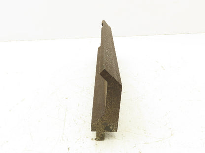 Press Brake Gooseneck Punch Die 13" Long 90° V 3/8" Finger 3-3/4" H 1/2" Tang