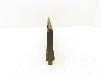 Press Brake Punch Die Straight 21-1/4" Long 90° V 11/16" W 3-13/16" H