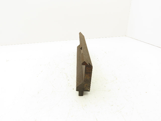 Press Brake Gooseneck Punch Die 13-5/16" Long 90° V 3/8" Finger 3-3/4" H Offset