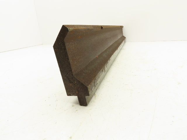 Press Brake Gooseneck Punch Die 29-5/16" Long 90° V 3/8" Finger 3-3/4" H