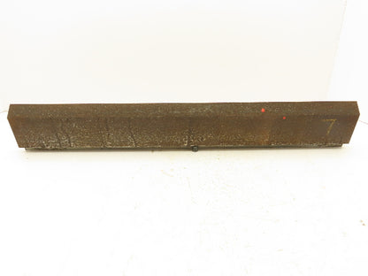 Press Brake Gooseneck Punch Die 29-5/16" Long 90° V 3/8" Finger 3-3/4" H