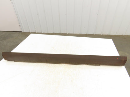 Press Brake Gooseneck Punch Die 45-3/4" Long 90° V 1/2" Finger 3-13/16" H