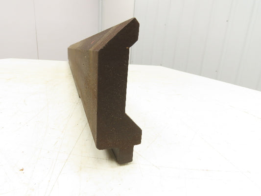 Press Brake Gooseneck Punch Die 45-3/4" Long 90° V 1/2" Finger 3-13/16" H