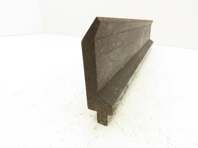 Press Brake Gooseneck Punch Die 18-3/4" Long 90° V 7/32" Finger 3-3/4" H