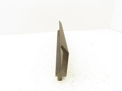 Press Brake Gooseneck Punch Die 18-3/4" Long 90° V 7/32" Finger 3-3/4" H