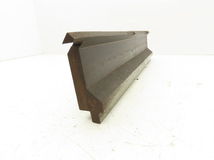 Press Brake Gooseneck Punch Die 17-1/4" Long 90° V 3/8" Finger 3-3/4" H Offset