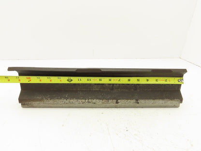 Press Brake Gooseneck Punch Die 17-1/4" Long 90° V 3/8" Finger 3-3/4" H Offset