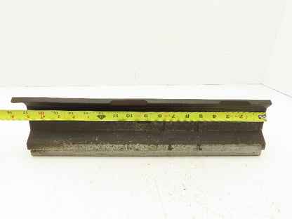 Press Brake Gooseneck Punch Die 17-1/4" Long 90° V 3/8" Finger 3-3/4" H Offset