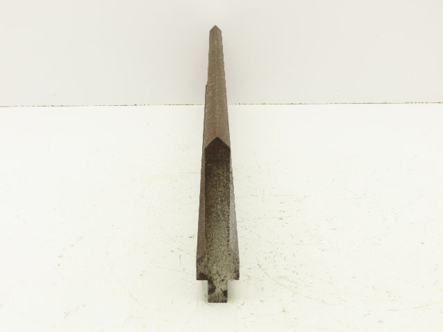 Press Brake Straight Punch Die 22" Long 90° V 5/8" Wide 3-3/4" H 1/2" Tang