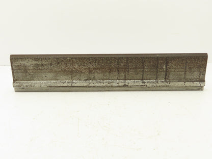 Press Brake Straight Punch Die 22" Long 90° V 5/8" Wide 3-3/4" H 1/2" Tang