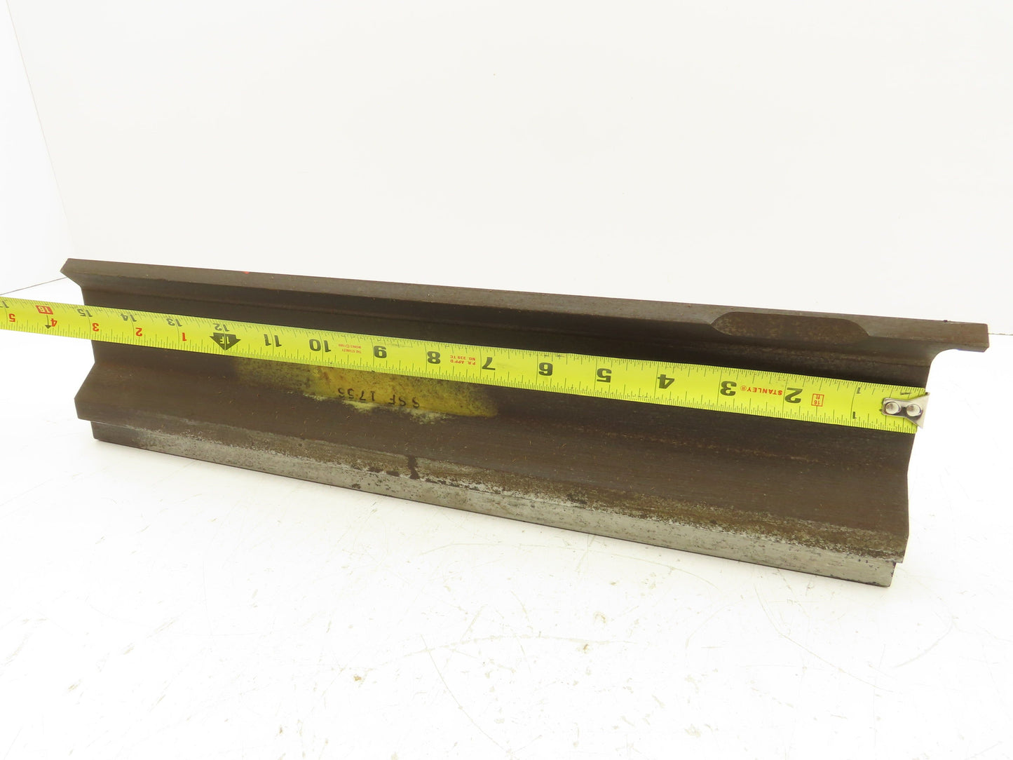 Press Brake Gooseneck Punch Die 17-1/4" Long 90° V 3/8" Finger 3-3/4" H Offset