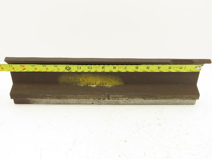 Press Brake Gooseneck Punch Die 17-1/4" Long 90° V 3/8" Finger 3-3/4" H Offset