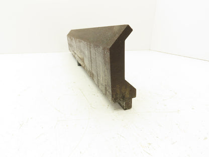 Press Brake Gooseneck Punch Die 21-9/16" Long 90° V 3/8" Finger 3-3/4" H