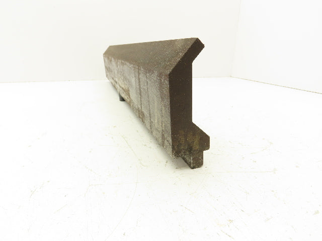 Press Brake Gooseneck Punch Die 21-9/16" Long 90° V 3/8" Finger 3-3/4" H