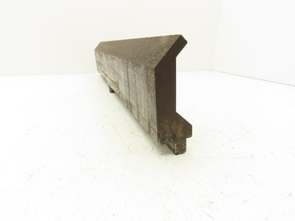 Press Brake Gooseneck Punch Die 21-9/16" Long 90° V 3/8" Finger 3-3/4" H