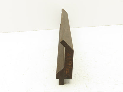 Press Brake Gooseneck Punch Die 21-9/16" Long 90° V 3/8" Finger 3-3/4" H
