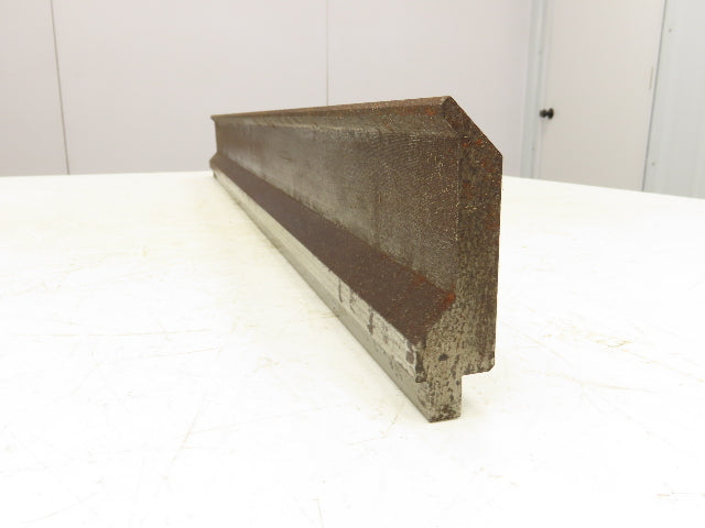 Press Brake Gooseneck Punch Die 38-1/2" Long 90° V 1/4" Finger 3-3/4" H