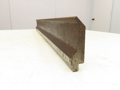 Press Brake Gooseneck Punch Die 38-1/2" Long 90° V 1/4" Finger 3-3/4" H