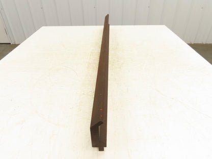 Press Brake Gooseneck Punch Die 41-5/8" Long 90° V 3/8" Finger 3-3/4" H