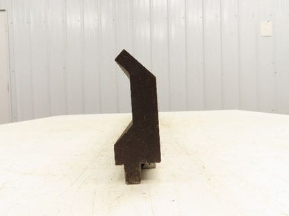 Press Brake Gooseneck Punch Die 36-5/8" Long 90° V 1/2" Finger 3-11/16" H