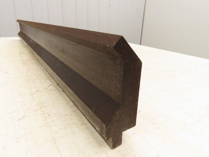 Press Brake Gooseneck Punch Die 36-5/8" Long 90° V 1/2" Finger 3-11/16" H
