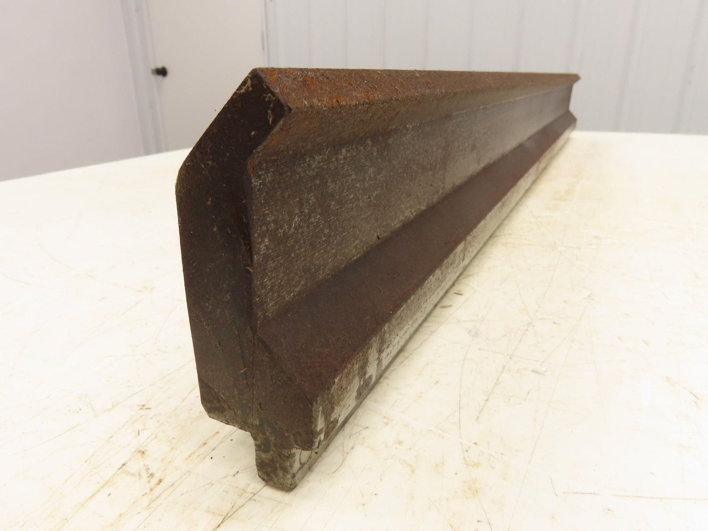 Press Brake Gooseneck Punch Die 36-5/8" Long 90° V 1/2" Finger 3-11/16" H