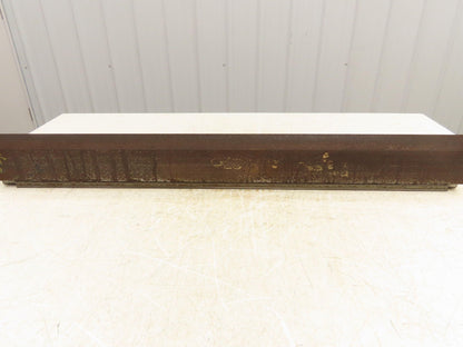 Press Brake Gooseneck Punch Die 36-5/8" Long 90° V 1/2" Finger 3-11/16" H