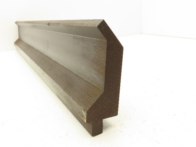 Press Brake Gooseneck Punch Die 25-1/2" Long 90° V 3/8" Finger 3-3/4" H