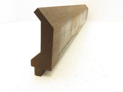 Press Brake Gooseneck Punch Die 25-1/2" Long 90° V 3/8" Finger 3-3/4" H
