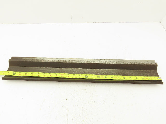 Press Brake Gooseneck Punch Die 25-1/2" Long 90° V 3/8" Finger 3-3/4" H