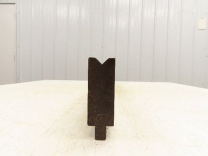 Press Brake Die 37" Long 90° V 1/2" W 1/4" Deep 3-1/16" H 1-3/16" Wide 1/2" Tang