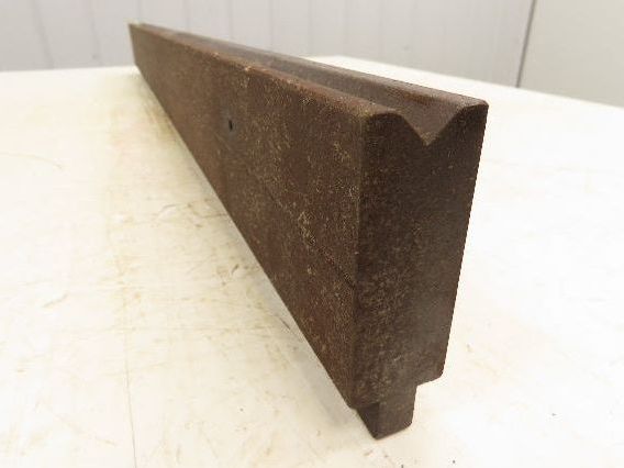 Press Brake Die 37" Long 90° V 1/2" W 1/4" Deep 3-1/16" H 1-3/16" Wide 1/2" Tang