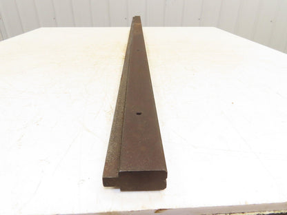 Press Brake Die 67" Long 90° V 1/4" W 1/8" D 1-3/4" H 1-1/16" Wide 1/2" Tang