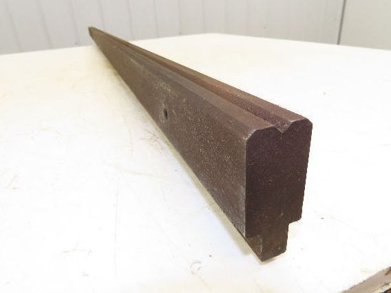 Press Brake Die 67" Long 90° V 1/4" W 1/8" D 1-3/4" H 1-1/16" Wide 1/2" Tang