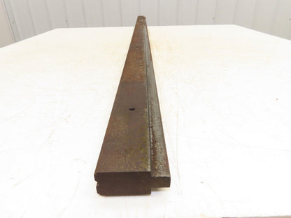 Press Brake Die 67" Long 90° V 1/4" W 1/8" D 1-3/4" H 1-1/16" Wide 1/2" Tang