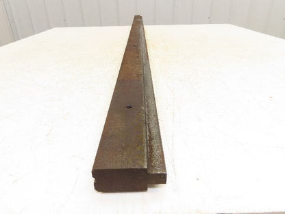 Press Brake Die 67" Long 90° V 1/4" W 1/8" D 1-3/4" H 1-1/16" Wide 1/2" Tang