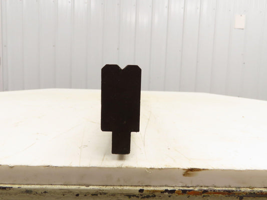Press Brake Die 67" Long 90° V 1/4" W 1/8" D 1-3/4" H 1-1/16" Wide 1/2" Tang