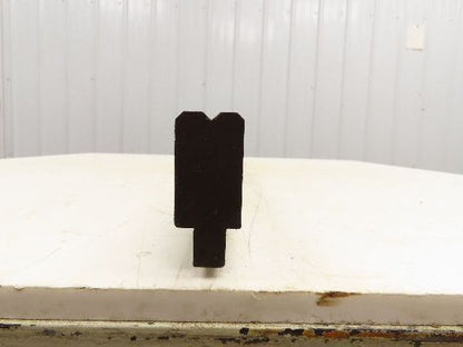 Press Brake Die 67" Long 90° V 1/4" W 1/8" D 1-3/4" H 1-1/16" Wide 1/2" Tang