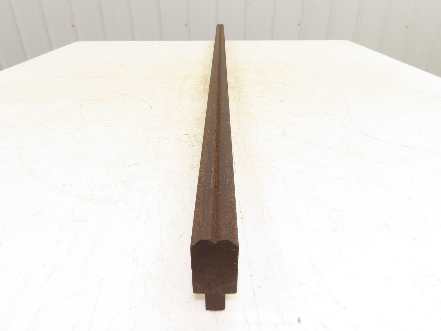Press Brake Die 46-1/2" Long 90° V 3/16" W 1/8" Deep 1-3/4" H 1/2" Tang