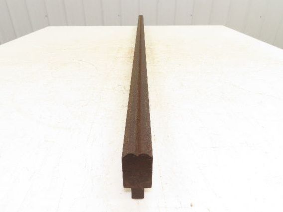 Press Brake Die 46-1/2" Long 90° V 3/16" W 1/8" Deep 1-3/4" H 1/2" Tang