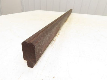 Press Brake Die 46-1/2" Long 90° V 3/16" W 1/8" Deep 1-3/4" H 1/2" Tang
