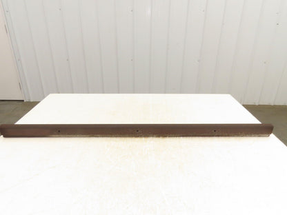 Press Brake Die 46-1/2" Long 90° V 3/16" W 1/8" Deep 1-3/4" H 1/2" Tang