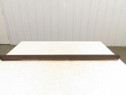 Press Brake Die 46-1/2" Long 90° V 3/16" W 1/8" Deep 1-3/4" H 1/2" Tang