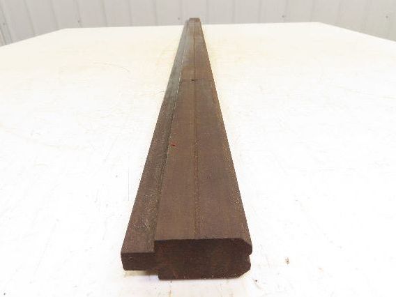 Press Brake Die 46-1/2" Long 90° V 3/16" W 1/8" Deep 1-3/4" H 1/2" Tang