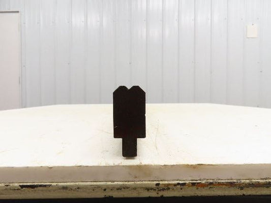 Press Brake Die 46-1/2" Long 90° V 3/16" W 1/8" Deep 1-3/4" H 1/2" Tang