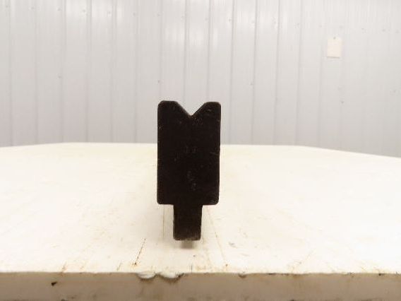 Press Brake Die 60" Long 90° V 7/16" W 1/4" Deep 1-3/4" H 1-1/16" Wide 1/2" Tang