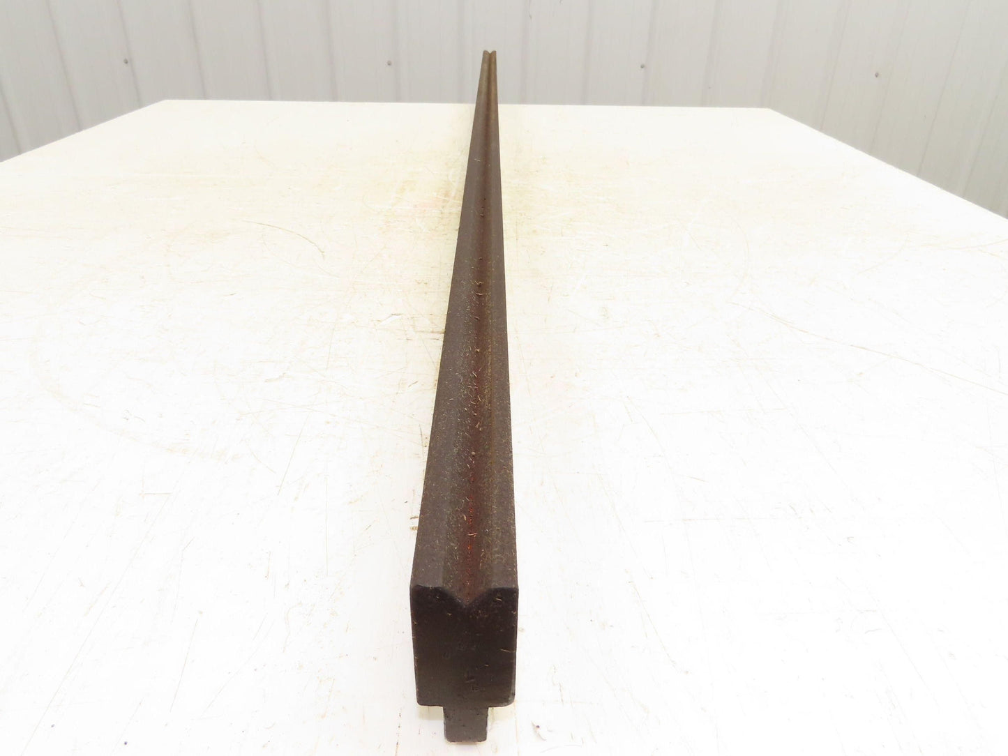 Press Brake Die 60" Long 90° V 7/16" W 1/4" Deep 1-3/4" H 1-1/16" Wide 1/2" Tang